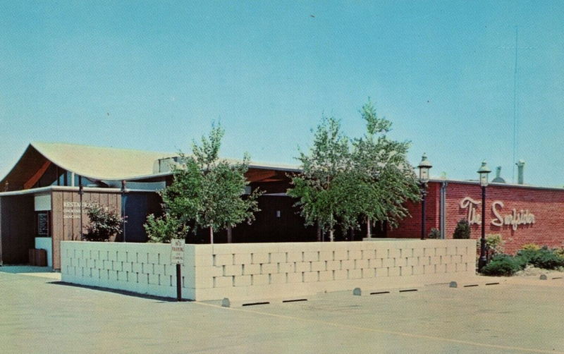 The Windjammer Bar and Grill (The Surfsider) - Vintage Postcard (newer photo)